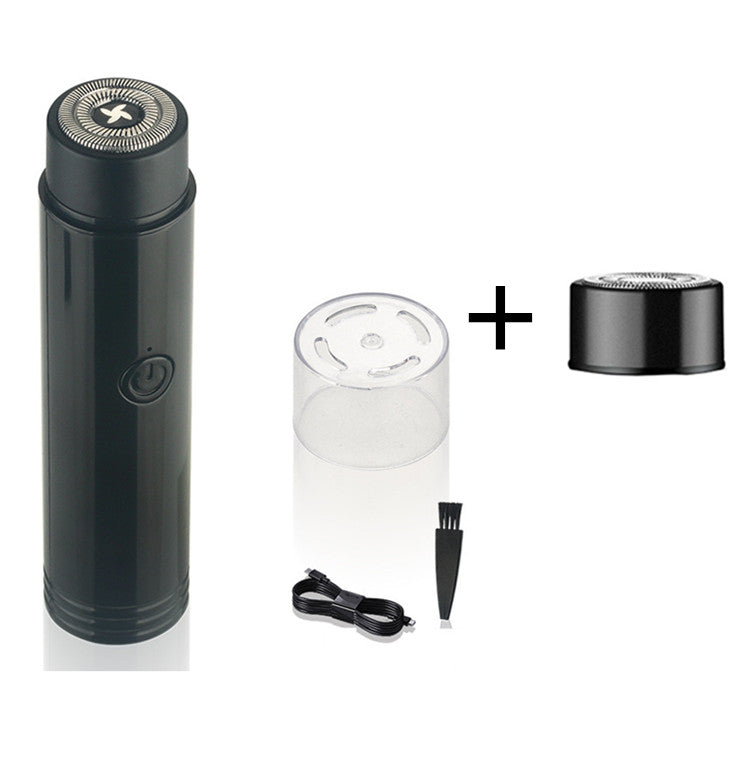 Mini afeitadora eléctrica, afeitadora portátil recargable para el automovil, indolora y cómoda