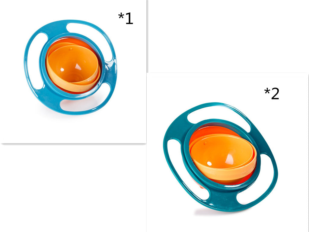 Plato tipo tazón universal a prueba de derrames para tu bebé, plato antiderrapante con rotación de 360 grados, calidad exccelente