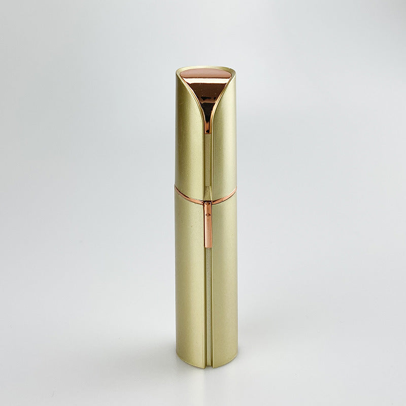 Mini máquina eléctrica de depilación para mujer, afeitadora de lápiz labial, recortadora de cejas