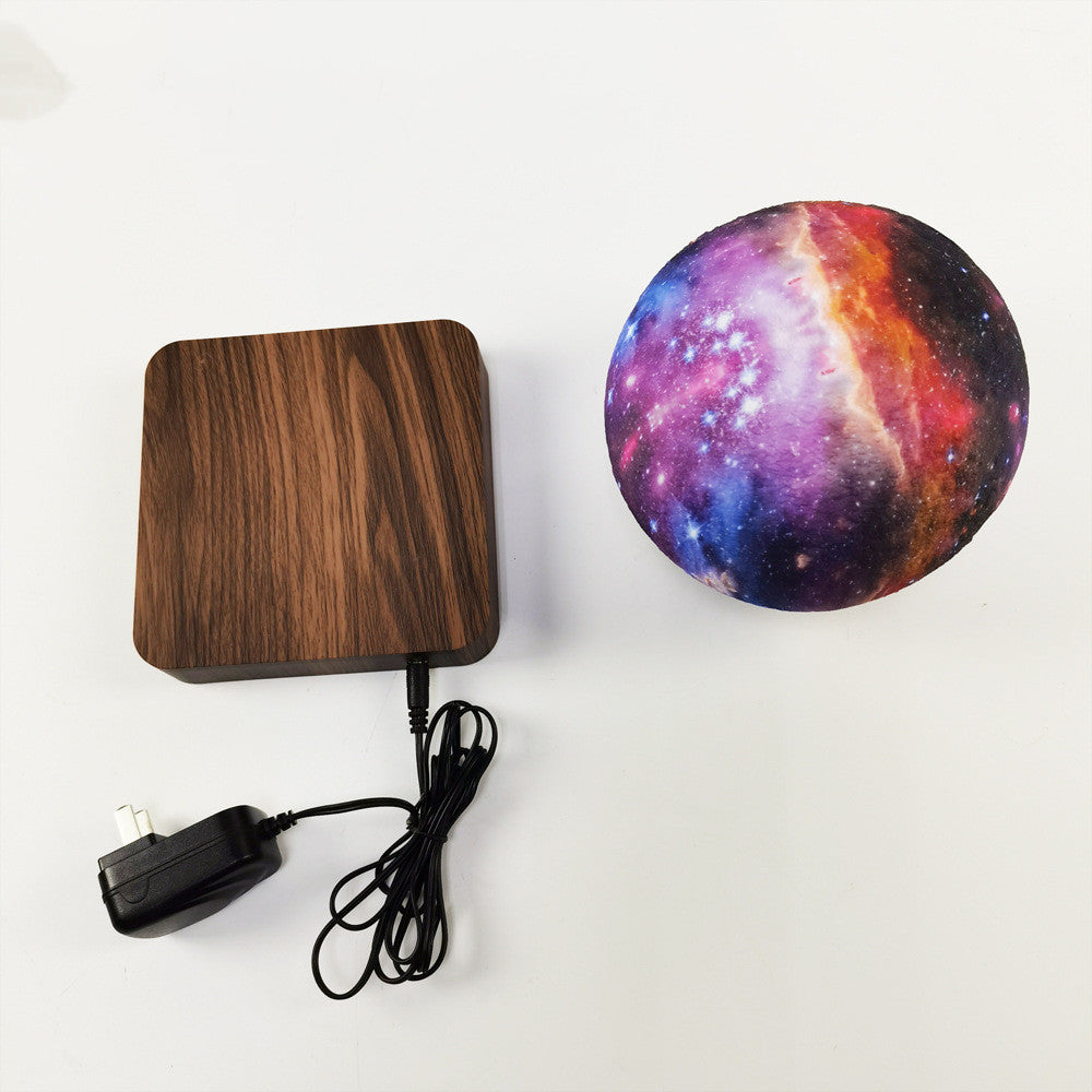 Lámpara de estrella de galaxia levitante magnética, lámpara de mesa de Vía Láctea