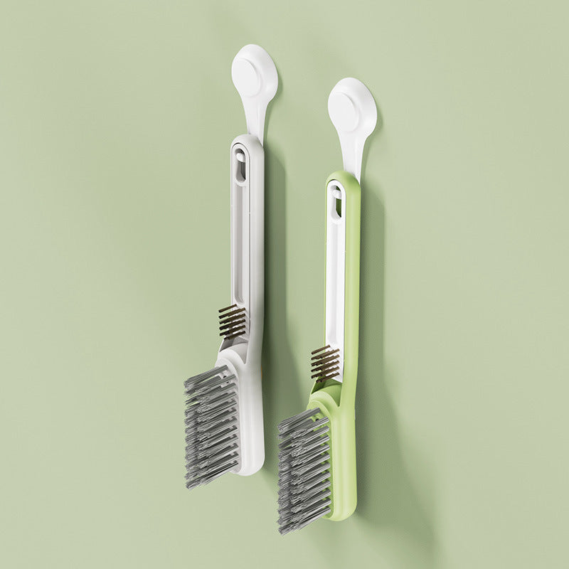 Cepillo para limpieza de líquidos dos en uno con cerdas suaves y firmes, utensilios de cocina
