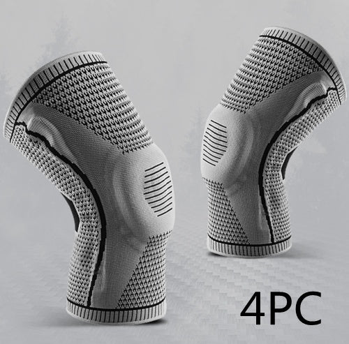 Rodilleras deportivas con resorte de silicona para protección de rótula