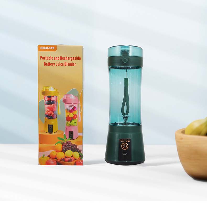 Licuadora portátil, taza de jugo eléctrica de fruta portátil, utensilios de cocina