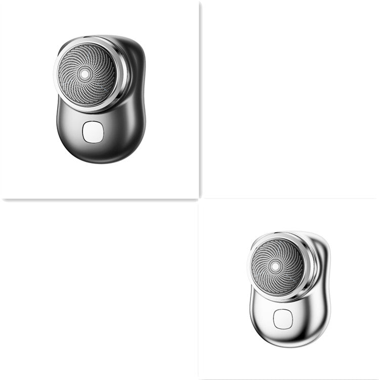 Mini afeitadora inalámbrica, portátil para hombre, recargable por USB, máquina de afeitar de tamaño pequeño, indolora, húmeda y seca