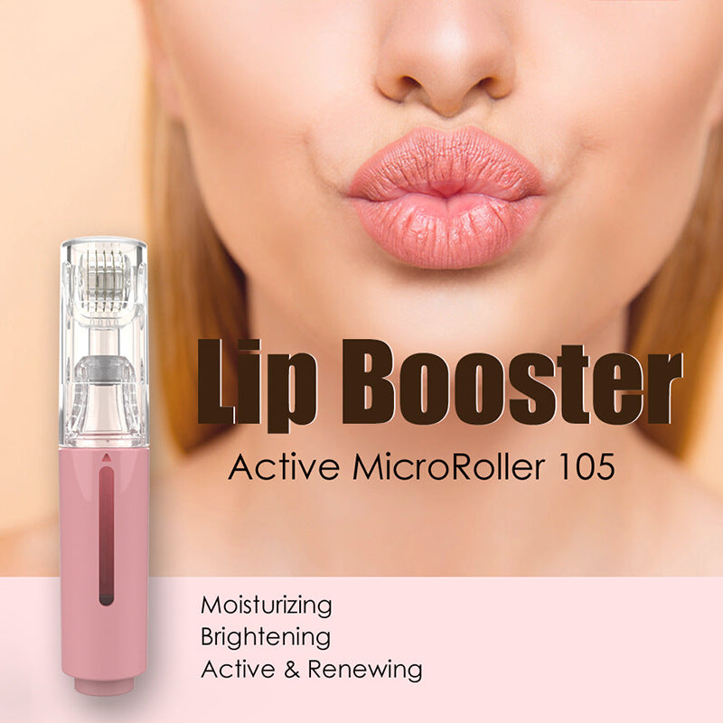 Microrodillo activo para estimulación celular en labios, generación de colágeno, hidratación, activación y regeneración de labios.