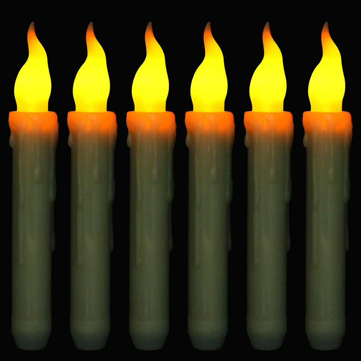 Velas Electrónicas LED con Control Remoto – Decoración Mágica para Halloween y Navidad 🕯️✨
