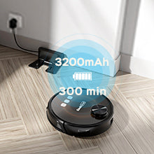 Robot aspirador y trapeador Geek Smart L8, navegación LDS, aplicación conectada a Wi-Fi, limpieza selectiva de habitaciones, succión MAX 2700 PA, ideal si tienes mascotas y hogares más grandes.