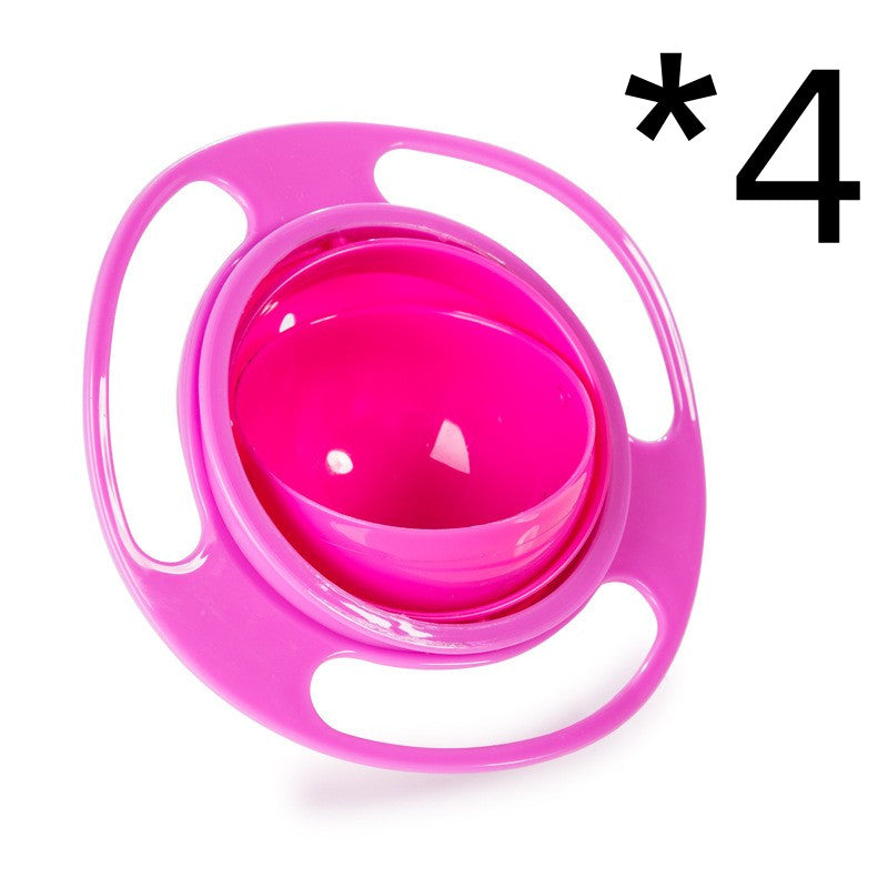 Plato tipo tazón universal a prueba de derrames para tu bebé, plato antiderrapante con rotación de 360 grados, calidad exccelente