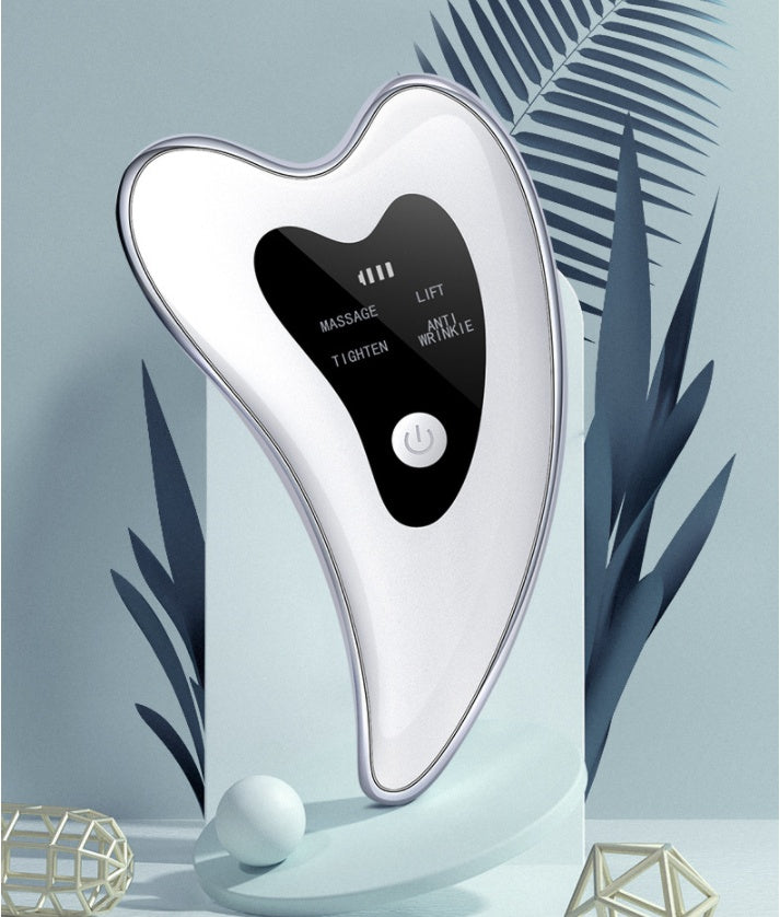 Guasha-masajeador eléctrico recargable por USB, masajeador facial para tratar flacidez y arrugas,