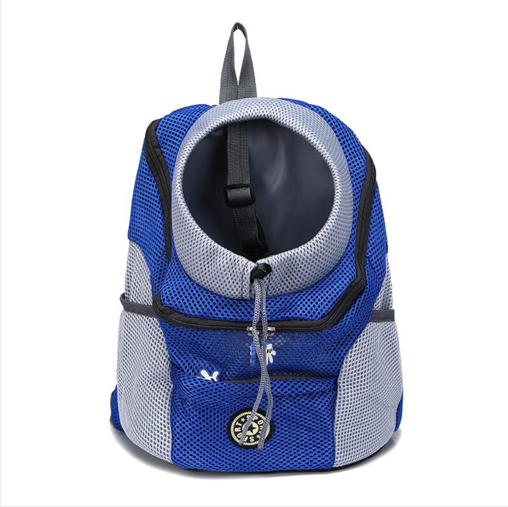 Trasportín para perros, mochila para perros, doble hombro, portátil, para viaje