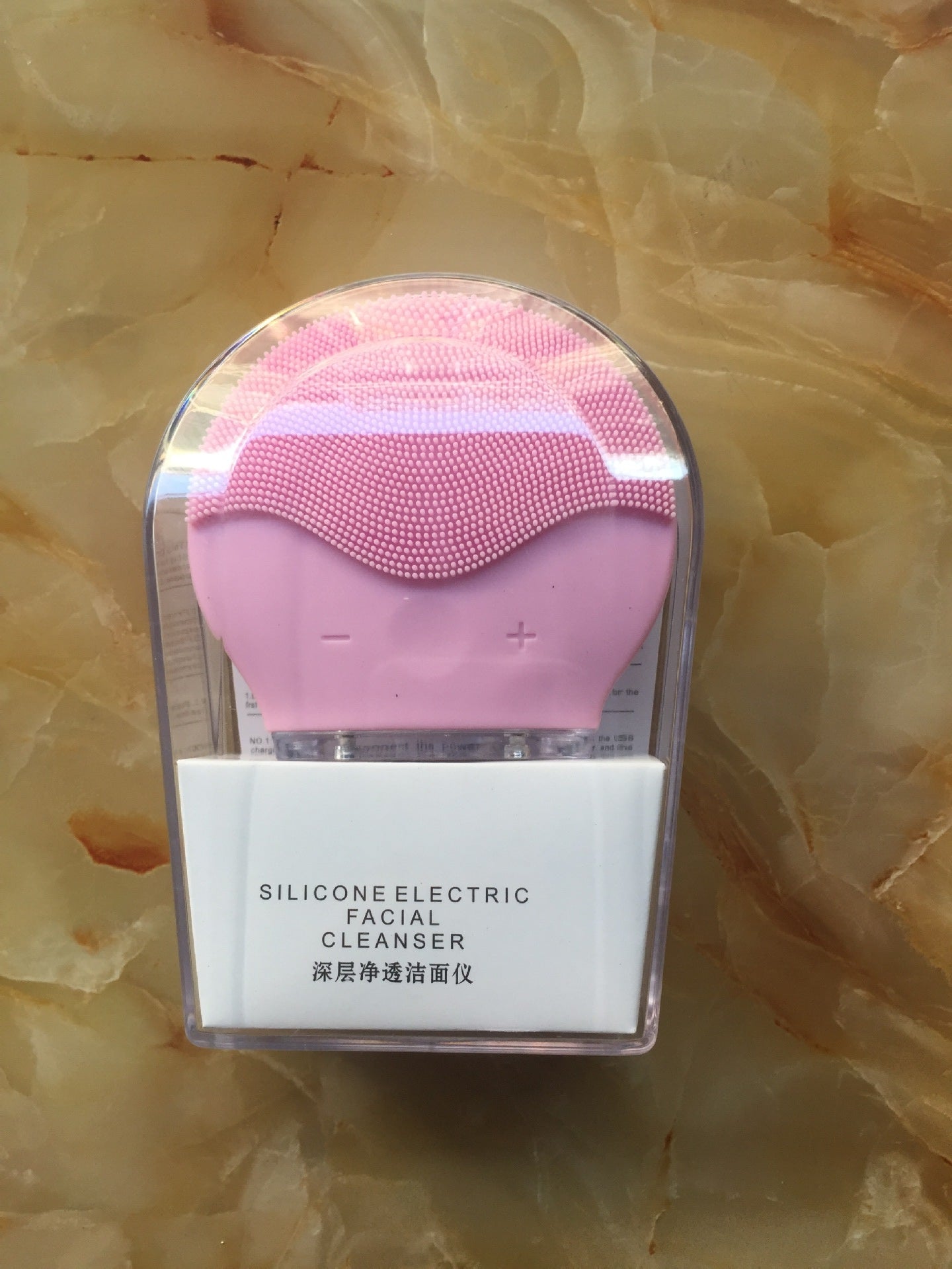 Limpiador facial eléctrico, ultrasonido.