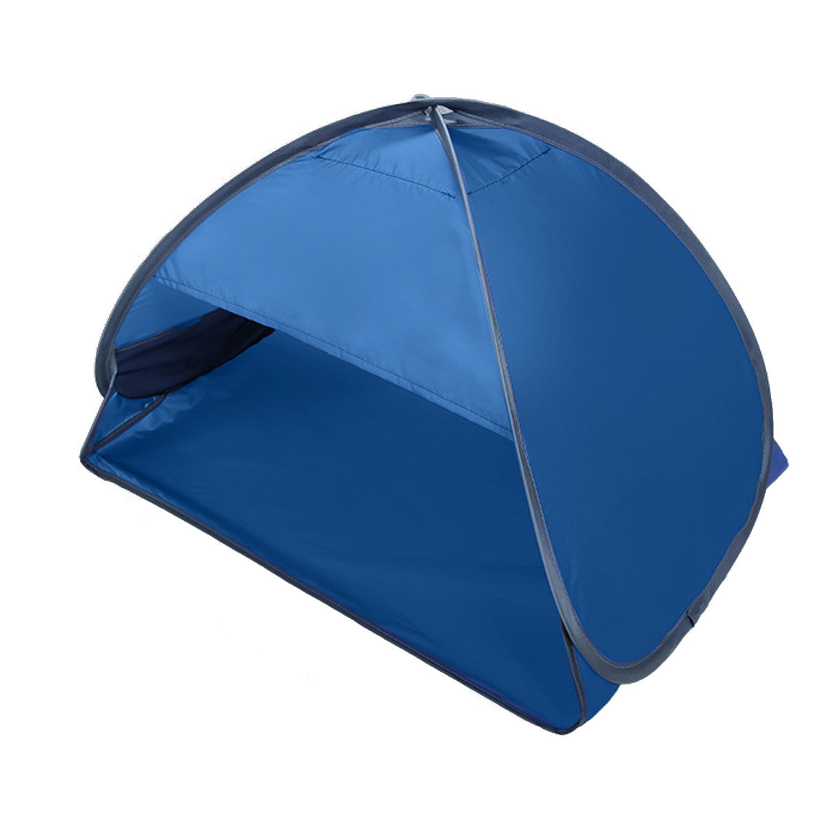 Tienda de campaña con sombra para la playa, Refugios para el sol, refugios para camping, toldo portátil, toldo resistente al viento y a prueba de arena (azul zafiro, M)