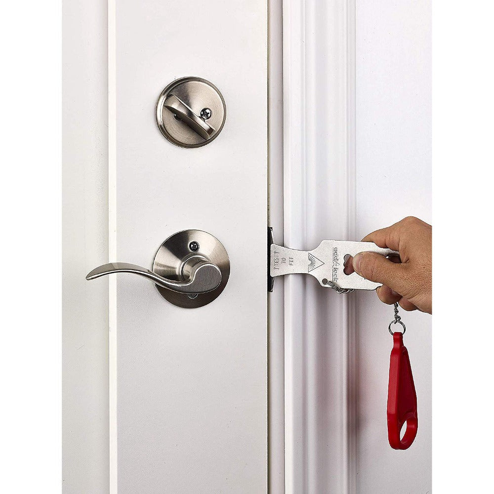 Cerradura de la puerta, portátil de autodefensa es una cerradura de puerta portátil