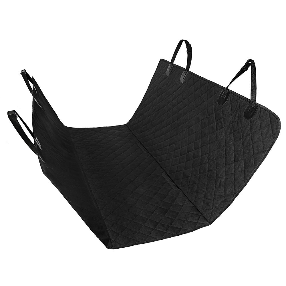 Protector para asiento del automovil para perros, hamaca transportadora de mascotas de malla, Protector de seguridad, alfombrilla para asiento trasero de coche con cremallera y bolsillo para viaje
