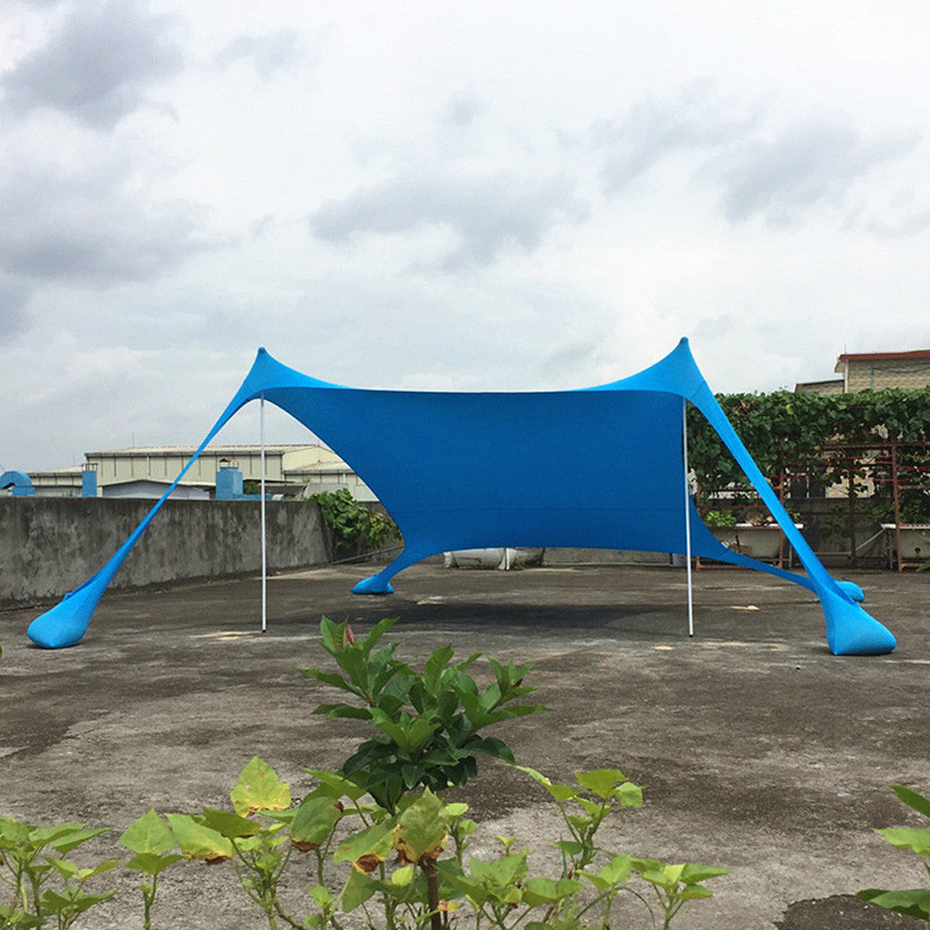 Toldo para sombra tipo carpa de un dormitorio, medidas 210*210*160cm; Tienda de campaña para exteriores, playa