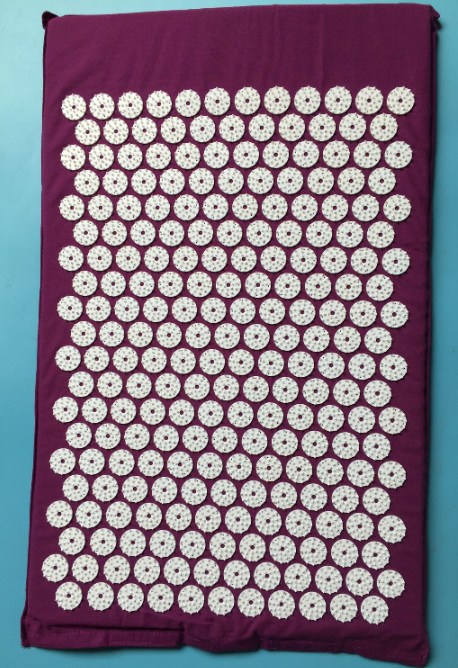 Cojín de acupuntura pies y cuerpo, alfombra de yoga y acupuntura china ancestral, cojin con puntos neurales y chakras