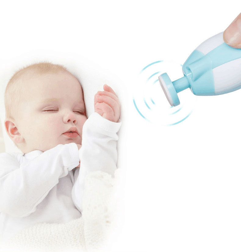 Pulidor de uñas eléctrico multifuncional anti arañazos para bebés y niños, recortadora 6 en 1 eléctrica