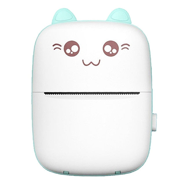 Mini Impresora Portátil en forma muñequito, Mini Bluetooth con WiFi, impresora de etiquetas