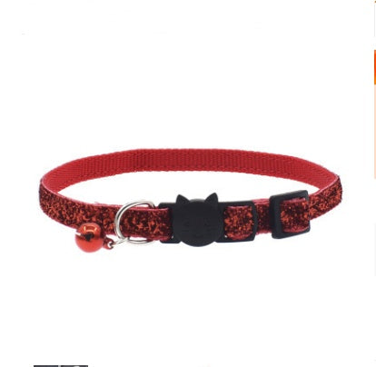 Collar para gato elastizado, lindo collar con cascabel colorido, cascabel para mascota