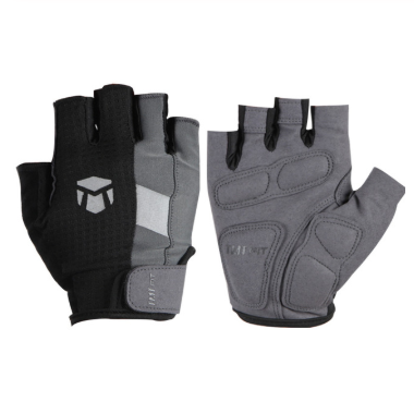 Guantes de GYM para Crossfit, Guantes de entrenamiento transpirables, Guantes de levantamiento de pesas, Guantes de gimnasia antideslizantes hombres profesionales Medio dedo Levantamiento de pesas