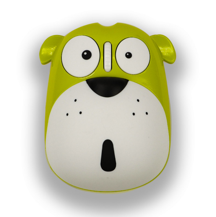 Ratón inalámbrico portátil recargable, óptico 1200DPI ratones Hugo Ratón inalambrico, figura de animales