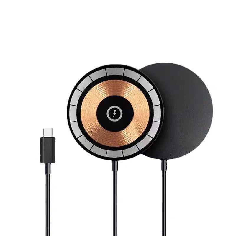 Cargador inalámbrico Qi2 de 15 W con carga rápida inalámbrica magnética, compatibles