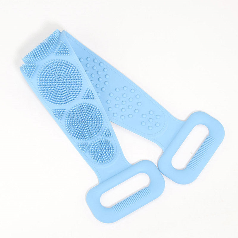 Toalla frotadora para tu cuerpo, toalla de silicona para frotar tu cuerpo, cepillo capilar
