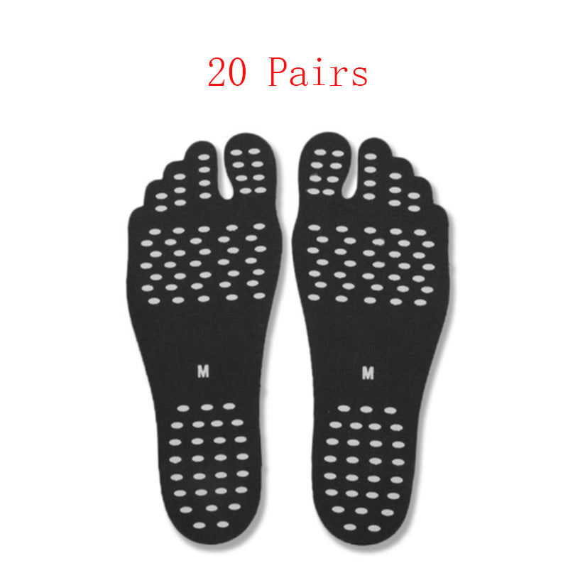 Calzado Invisible para playa, sandalias, plantillas adhesivas para playa, almohadillas antideslizantes para hombres y mujeres
