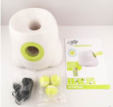 Lanzador automático de bolas para perros, juguete interactivo para ejercitar a tu perro