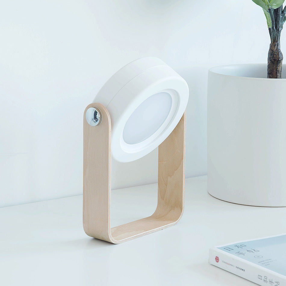 Lámpara de Luz LED nocturna regulable y táctil plegable, recargable USB, lámpara linterna portátil, recargable por USB para decoración del hogar