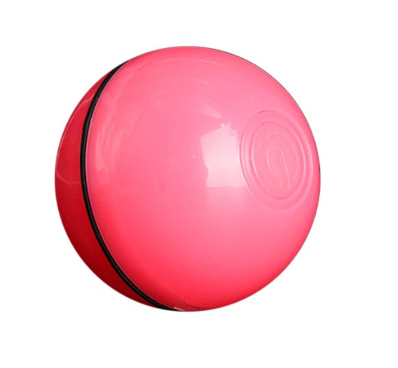 Pelota de juguete electrónica con láser LED y ruedas para gatos