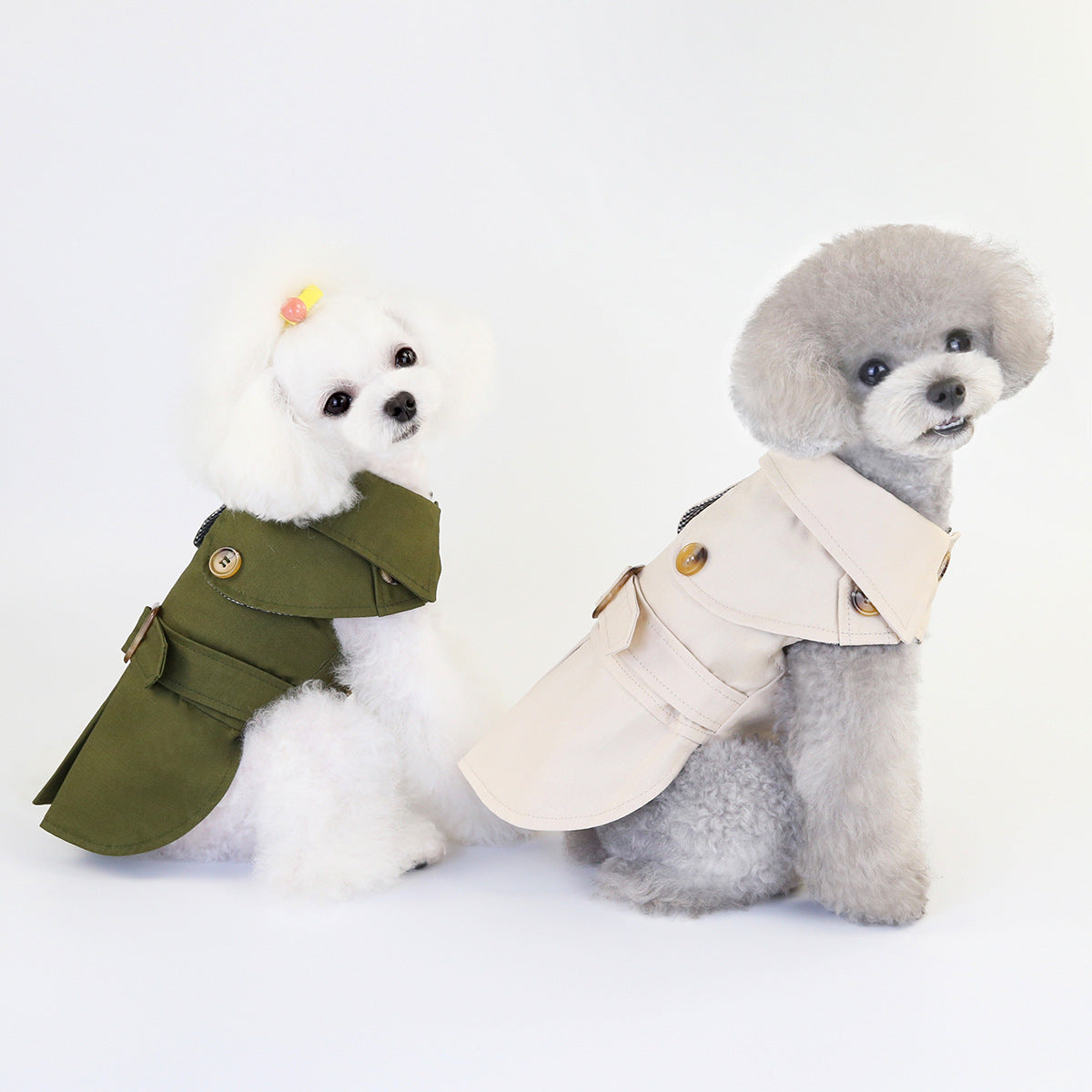 ropa de lluvia mascotas, gabardina elegante para tu perro