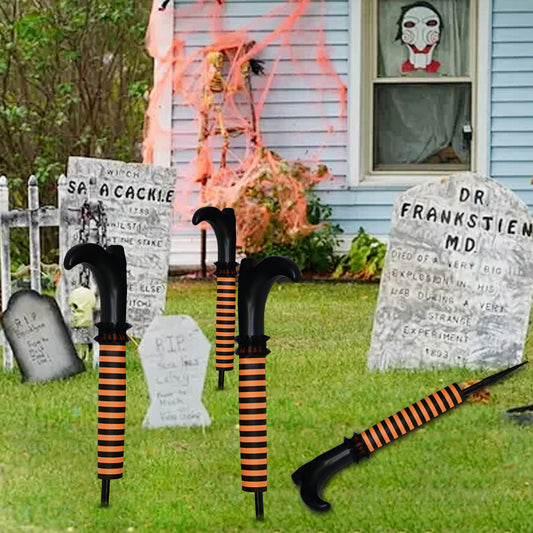 Patas de Bruja Invertidas – Decoración Divertida de Halloween para Casa y Jardín