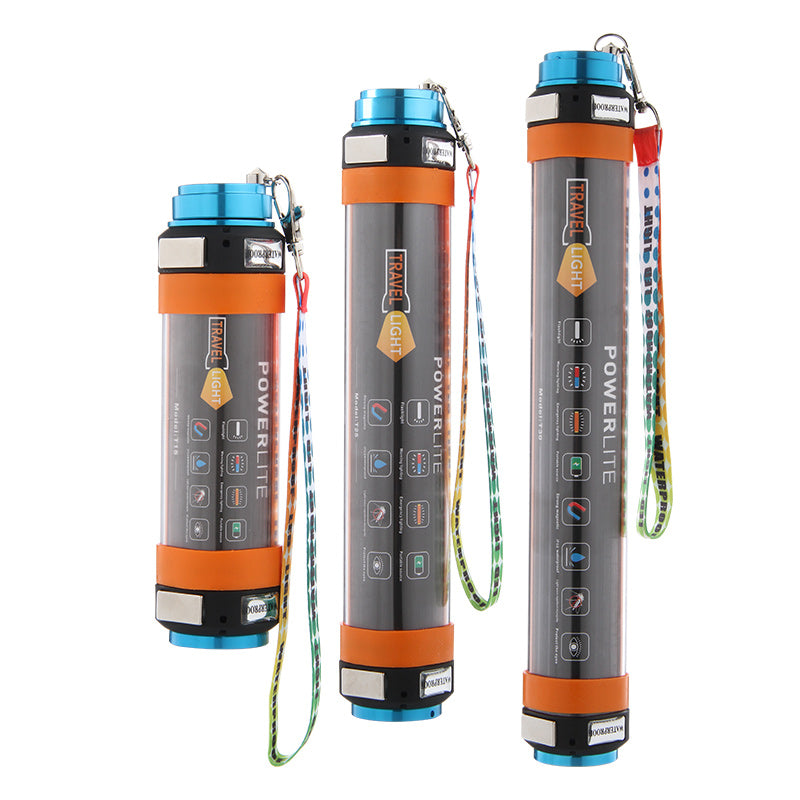 Luz magnética para acampar, 6 modos Barra de linterna de tienda impermeable para correr en caso de emergencia(T 25)