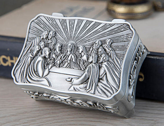 Caja de almacenamiento creativa europea de metal