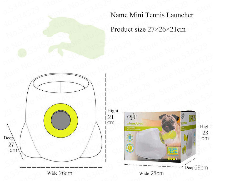 Lanzador automático de bolas para perros, juguete interactivo para ejercitar a tu perro
