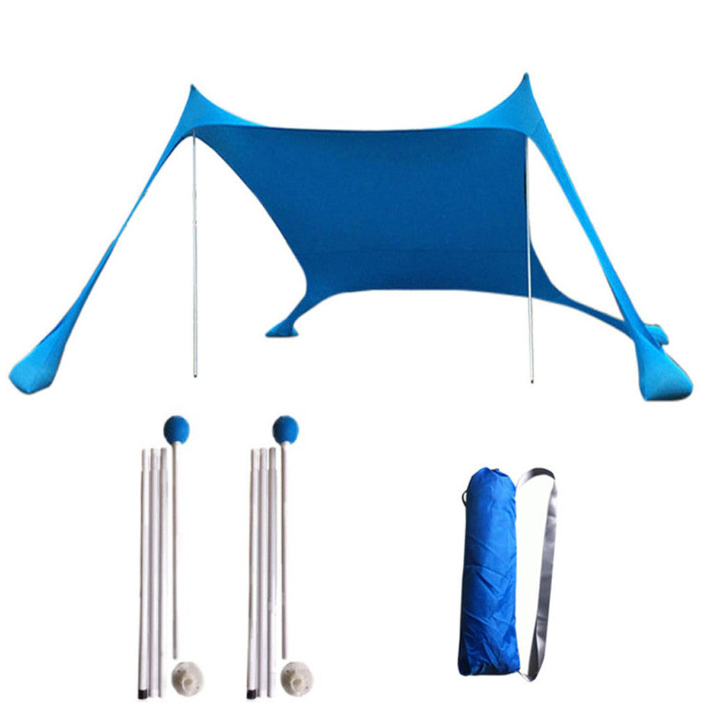 Toldo para sombra tipo carpa de un dormitorio, medidas 210*210*160cm; Tienda de campaña para exteriores, playa