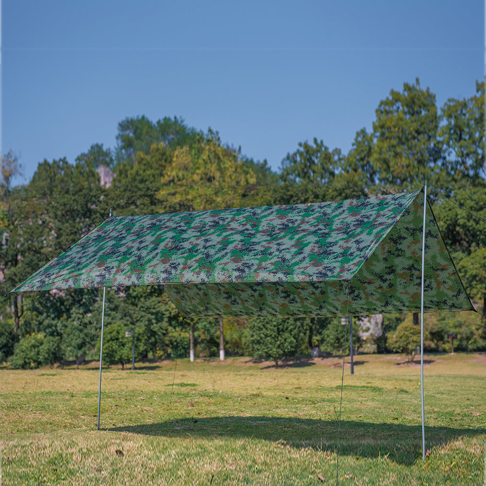 Set de camping para la playa; tienda de campaña para exteriores, impermeable, picnic, camuflaje, ultraligero, delgado, pesca, a prueba de viento
