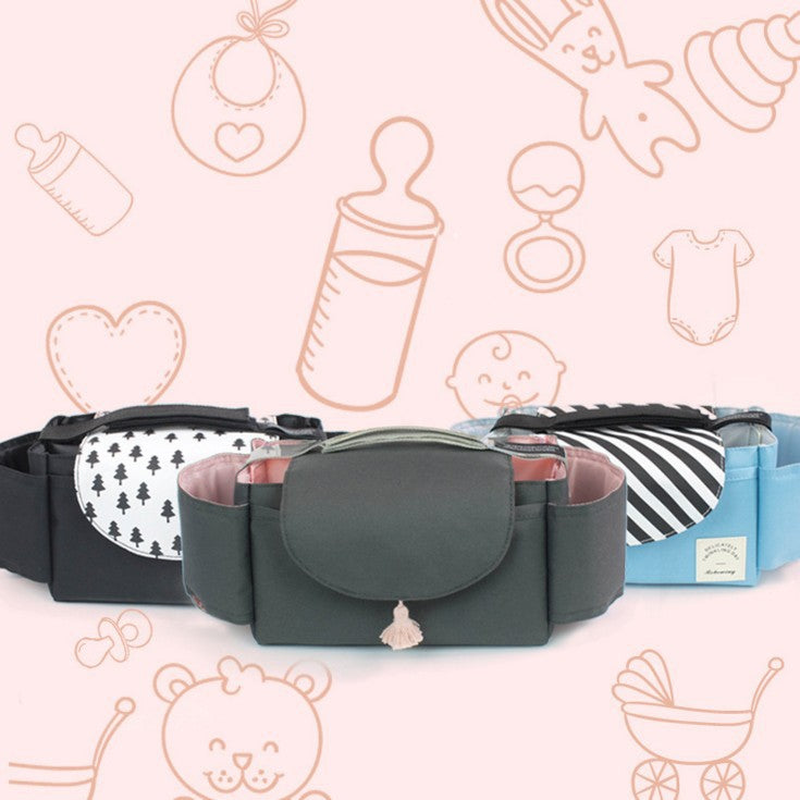 Bolsa organizadora multifunción para cochecito de bebé, bolsa de pañales de maternidad, accesorios para cochecito súper útiles para la mamá