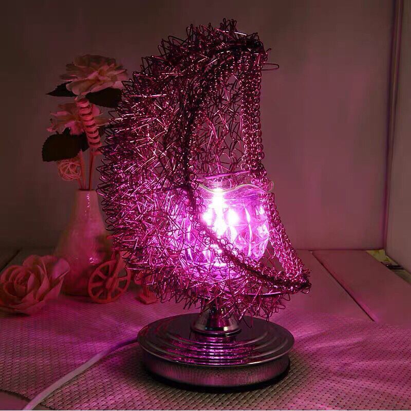 Lámpara de Aromaterapia Luna Creciente | Luz Sanadora y Fragancias Naturales