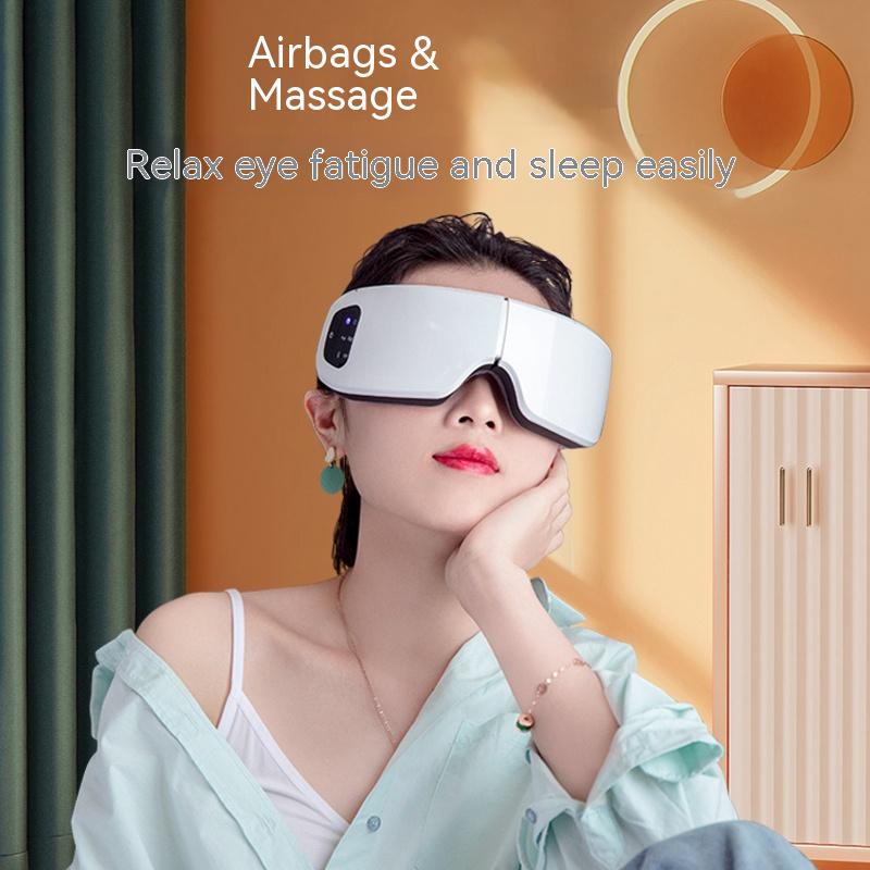 Masajeador de ojos para aliviar la fatiga ocular carga por USB, estres, migraña, dolores de cabeza intensos, masajeador calmante