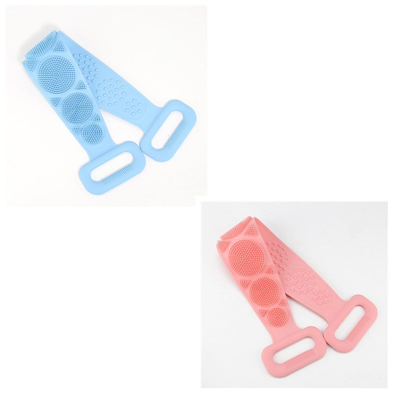 Toalla frotadora para tu cuerpo, toalla de silicona para frotar tu cuerpo, cepillo capilar