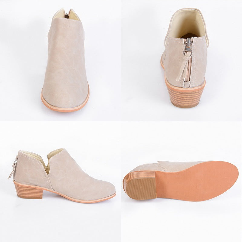Botines de Tacón bajo para Mujer – Elegancia y Comodidad para Otoño