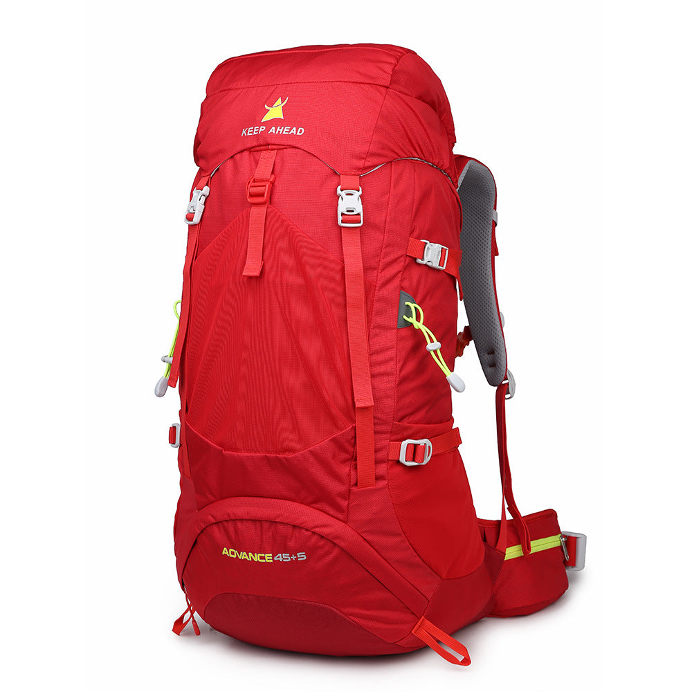 Mochila De Senderismo De Marco Interno 50\/60l Mochila de acampar, Mochila multifunción con Cubierta de Lluvia