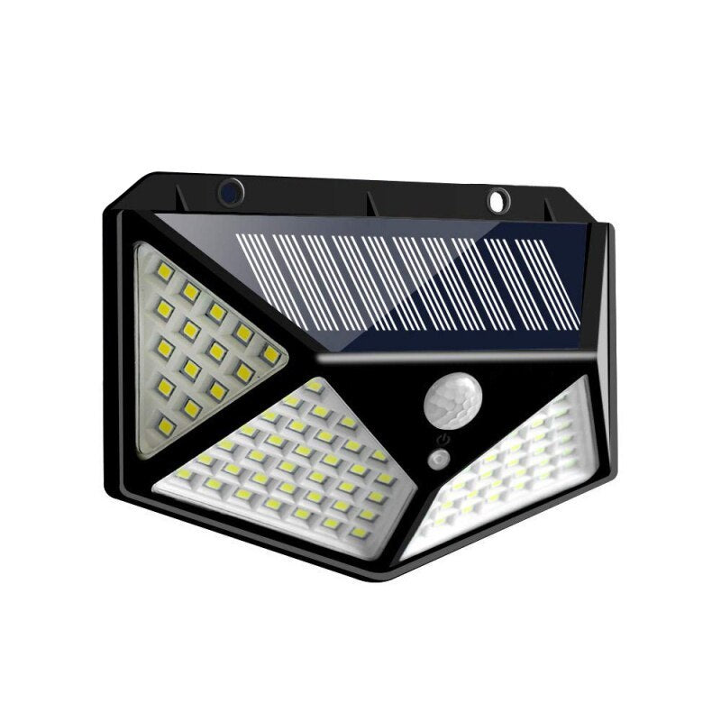 Lámpara de pared solar de 100 LED