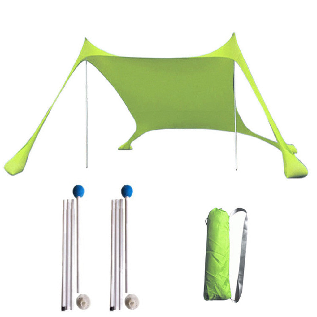 Toldo para sombra tipo carpa de un dormitorio, medidas 210*210*160cm; Tienda de campaña para exteriores, playa