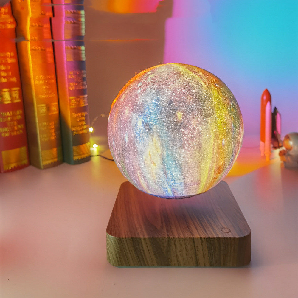 Lámpara de estrella de galaxia levitante magnética, lámpara de mesa de Vía Láctea