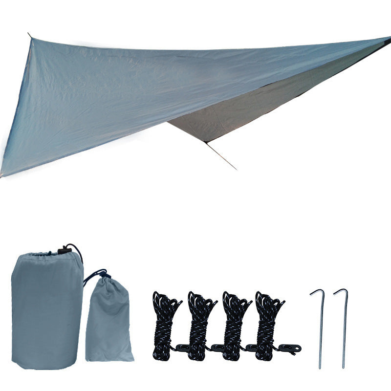 Carpa exterior con dosel de diamantes, toldo de tela para exterior