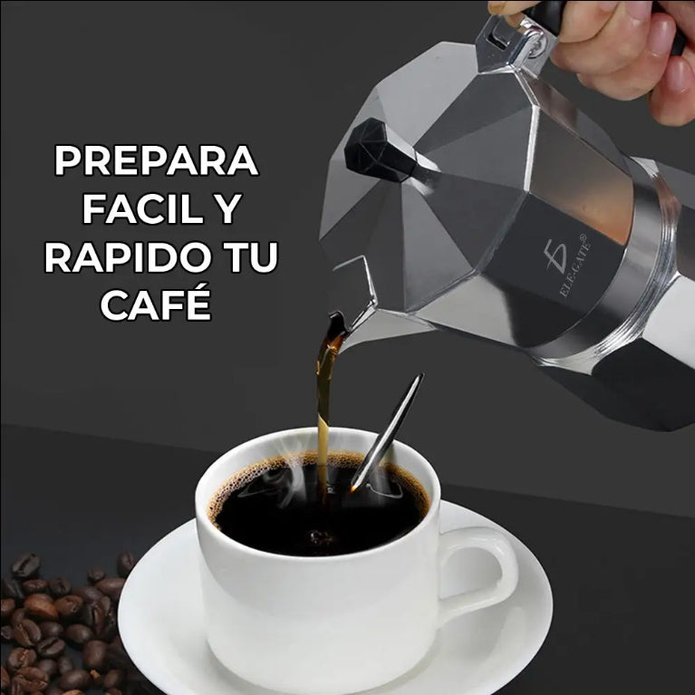 Cafetera Manual Italiana Colombiana 150ml — Control Total y Espumador Integrado