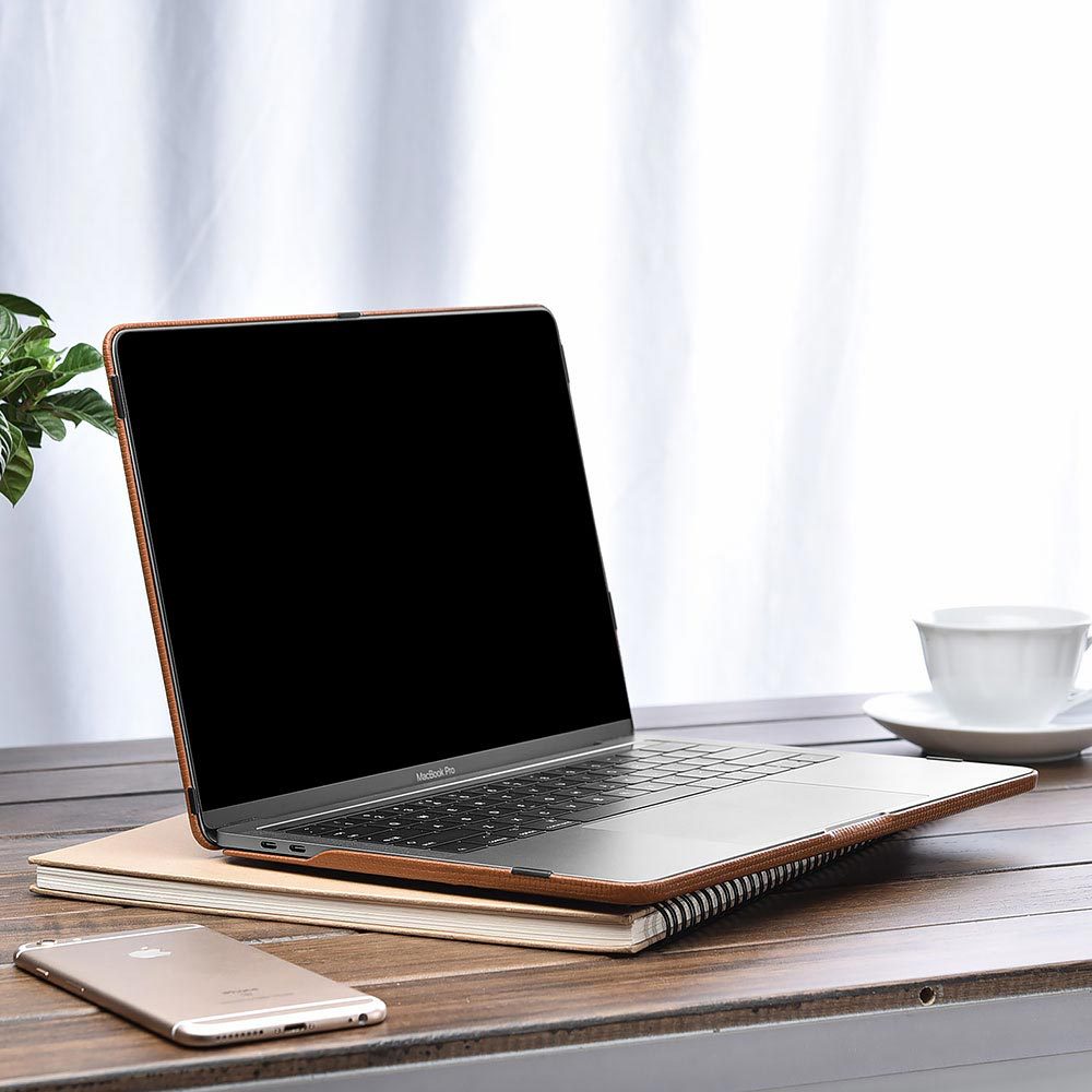 Funda protectora de cuero ultrafina adecuada para Apple Notebook Pro 13 pulgadas